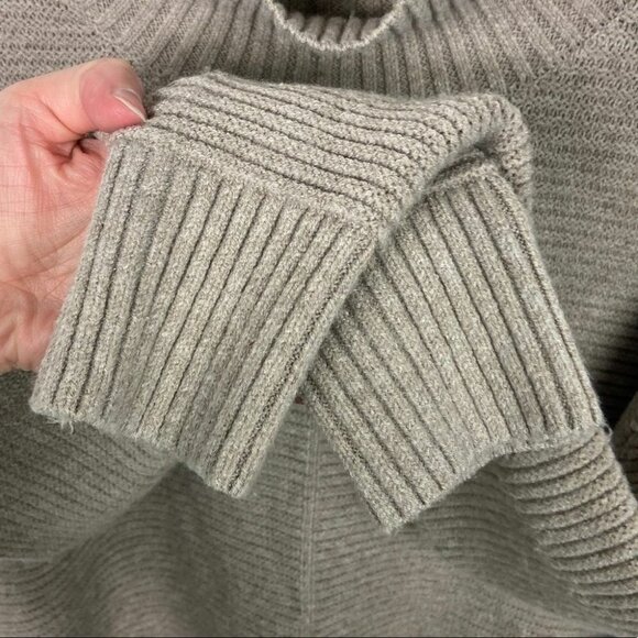 Nordstrom Sweet Romeo Cool Girl Tunic Sweater Ribbed Knit Beige Tan Size small S - Picture 8 of 12